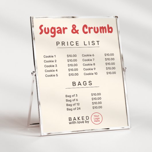 Kool Branding-Klaar Bakkerijmenu  Flyer