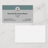 Kool-buikthema en kustthema visitekaartje (Voorkant / Achterkant)