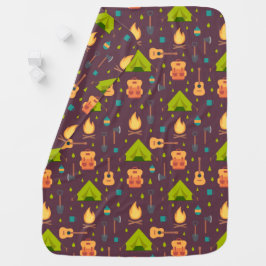 Kool Camping Pattern Outdoory Design Inbakerdoek