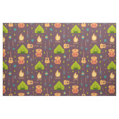 Kool Camping Pattern Outdoory Design Stof (Fat Quarter)