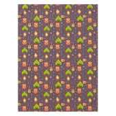 Kool Camping Pattern Outdoory Design Tafelkleed (Voorkant)