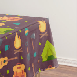 Kool Camping Pattern Outdoory Design Tafelkleed