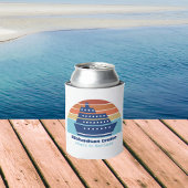 Kool cruise Ship Family Trip Sunset Personated Blikjeskoeler