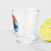 Kool cruise Ship Family Trip Sunset Personated Shot Glas (Rechts)