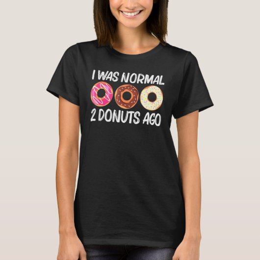 Kool Donut art voor mannen Suikergeglazuurde choco T-shirt (Voorkant)