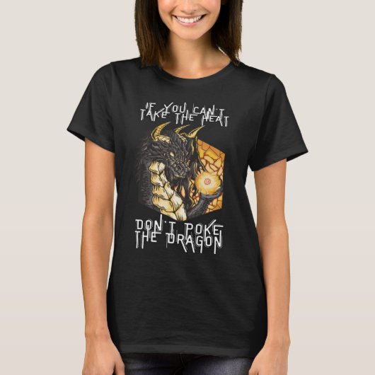 KOOL DRAGON FLAME WINGS OF FIRE FLYING MYT T-SHIRT (Voorkant)