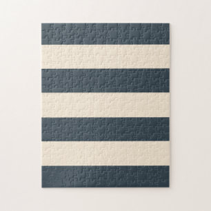 Kool- en Antiek-witte strepen Legpuzzel