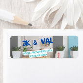 Kool en Cozy keren terug naar adreslabel Etiket (Insitu)