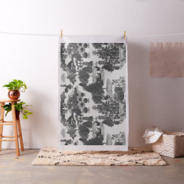 Kool en grijze kerstwinter Wonderland 30 inch Stof