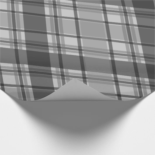 Kool en lichtgrijs speldenstang cadeaupapier (Hoek)