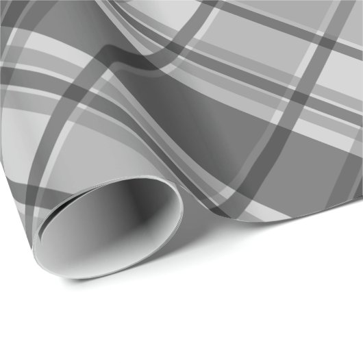 Kool en lichtgrijs speldenstang cadeaupapier (Rol Hoek)