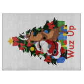 Kool- en rendiersnijbord snijplank (Voorkant)