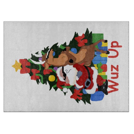 Kool- en rendiersnijbord snijplank (Voorkant)