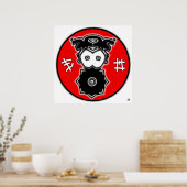 Kool exotisch ding poster (Keuken)