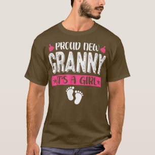 Kool Familie Proud New Granny Het is een meisje se T-shirt
