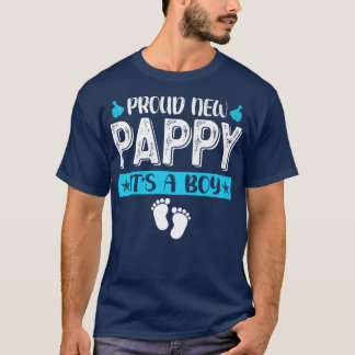 Kool Family Proud New Pappy Het is een Jongen Gend T-shirt