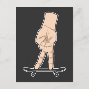 Kool Fingerboard Hobby Skateboarding Briefkaart