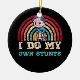 Kool gebroken been-botslichaam voor mannen: gebrok keramisch ornament