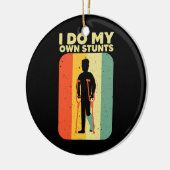 Kool gebroken been ontwerp voor mannen gebroken be keramisch ornament (Links)