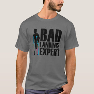 Kool gebroken been voor mannen gebroken voet ankle t-shirt