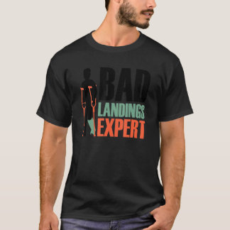 Kool gebroken been voor mannen gebroken voet ankle t-shirt