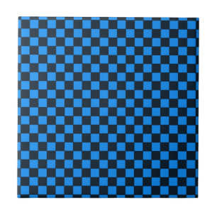 Kool Geometrisch Geruit Ontwerp Tegeltje