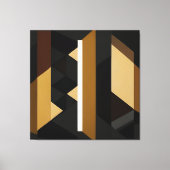 Kool Geometrisch Modern Minimalistisch Canvas Afdruk (Voorkant)