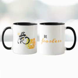 Kool Gezegde Fearless Tiger Art inspirerende prijs Mok