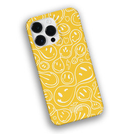 Kool glimlachend gezicht Melting Smile Pattern gee Case-Mate iPhone 14 Pro Max Hoesje