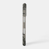 Kool Gothic Raven Monogram Initiaal iPhone 16 Hoesje (Rechterkant)