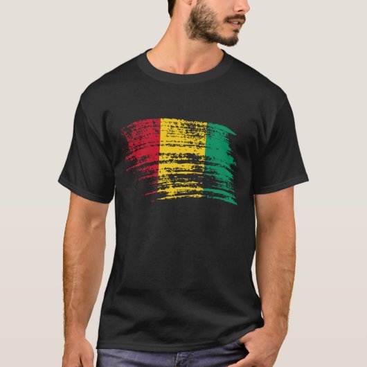 Kool Guinese vlag T-shirt (Voorkant)