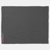 Kool - HAMbWG-tapeleider, groot Fleece Deken (Voorkant (Horizontaal))