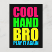 KOOL HAND BRO SPEELT HET WEER BRIEFKAART (Voorkant)