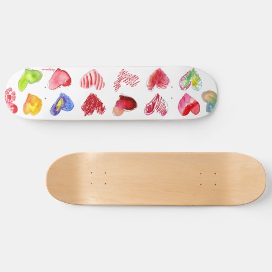 Kool Hearts Girls Custom Skateboard (Horizontaal)