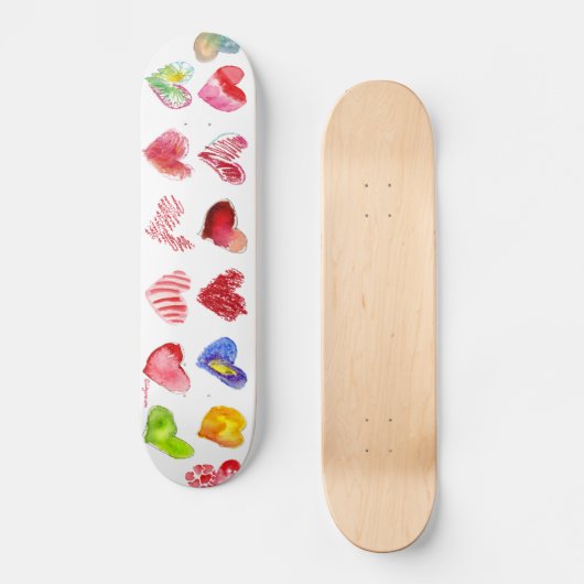 Kool Hearts Girls Custom Skateboard (Voorkant)