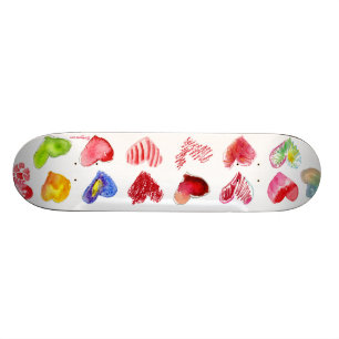 Kool Hearts Girls Custom Skateboard