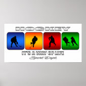 Kool Hockey is een manier van leven Poster (Voorkant)