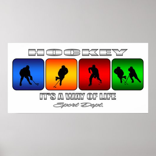 Kool Hockey is een manier van leven Poster (Voorkant)