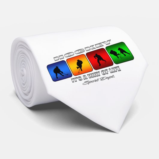 Kool Hockey is een manier van leven Stropdas (Opgerold)