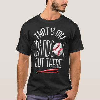 Kool honkbalspellen voor grootouders t-shirt