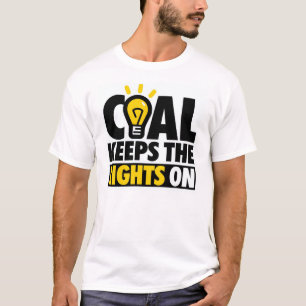 KOOL HOUDT DE LICHTEN AAN T-SHIRT
