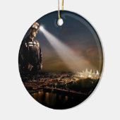 KOOL HOUDT ONZE LICHTEN AAN KERAMISCH ORNAMENT (Links)