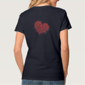 Kool IJslands vlaggenontwerp T-shirt (Achterkant)