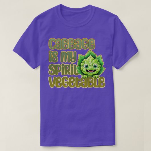 Kool is mijn Geest Groente T-shirt (Design voorkant)