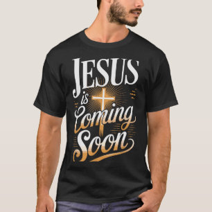 Kool Jesus Komt Gauw Christelijke Kleding T-shirt