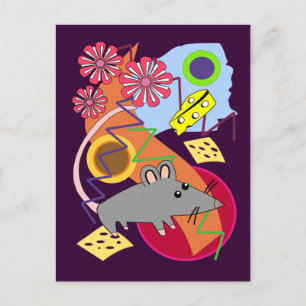 Kool kaart De Happy Mouse