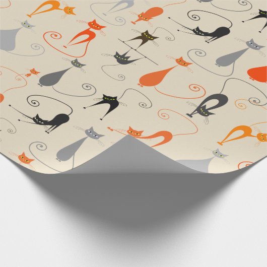 Kool Kat Wrapping Paper Cadeaupapier (Hoek)
