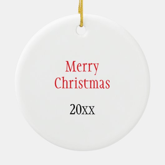 Kool kerstmis Runderrenzale zonnebril rode neus Keramisch Ornament (Achterkant)