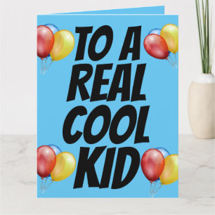 KOOL KIND BIRTHDAY BALLOONS KAARTEN