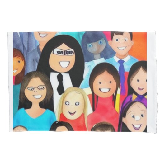 Kool Kinder Kussensloop (Voorkant-Links)